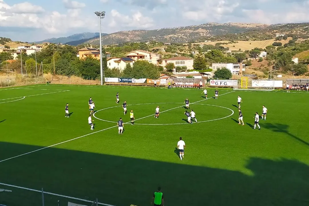 Un'immagine dell'allenamento congiunto di Ozieri (foto Ilenia Giagnoni)