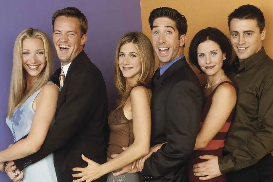 Il cast di "Friends" (foto da Youtube)