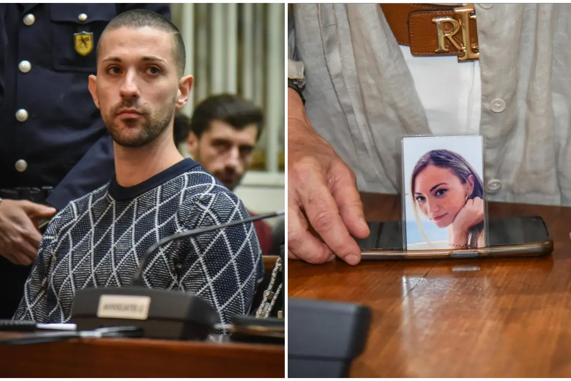 Alessandro Impagnatiello, a destra un'immagine di Giulia Tramontano (Ansa)