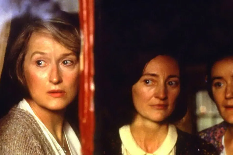 Una scena dal film "Dancing at Lughnasa" con Meryl Streep