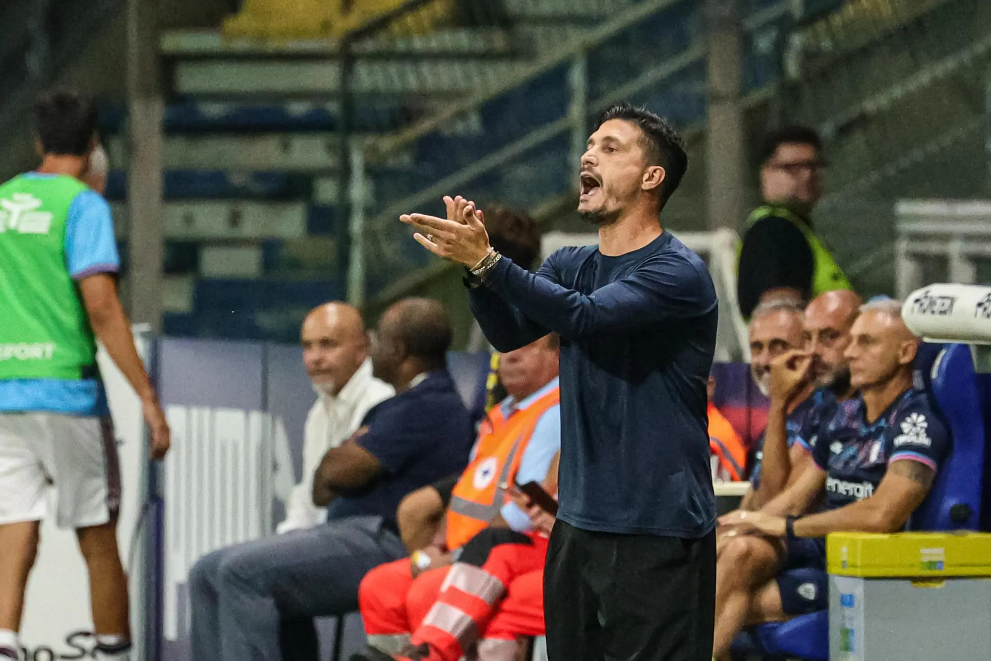 Fabio Pisacane in Parma-Cagliari (foto Ansa)