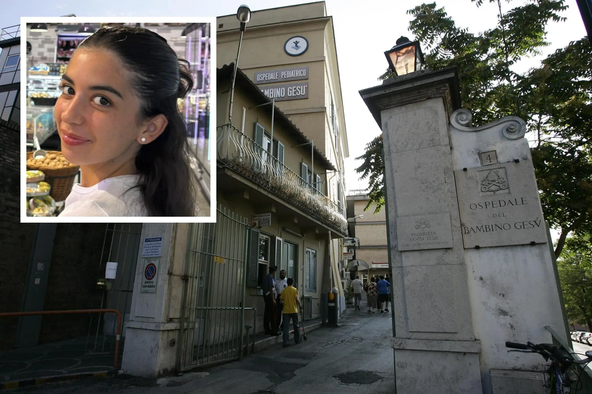 Il Bambin Gesù e Giovanna Manca (Foto: Ansa e foto concessa)