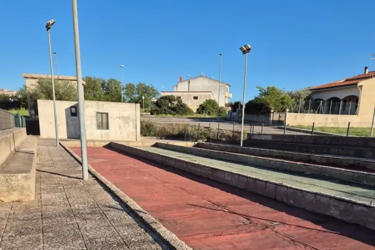 Il bocciofilo a Uri (foto concessa)