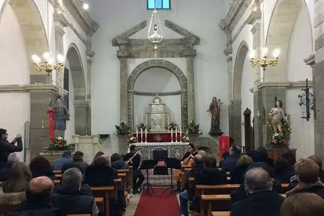 La parrocchia di Pauli Arbarei (foto Antonio Pintori)