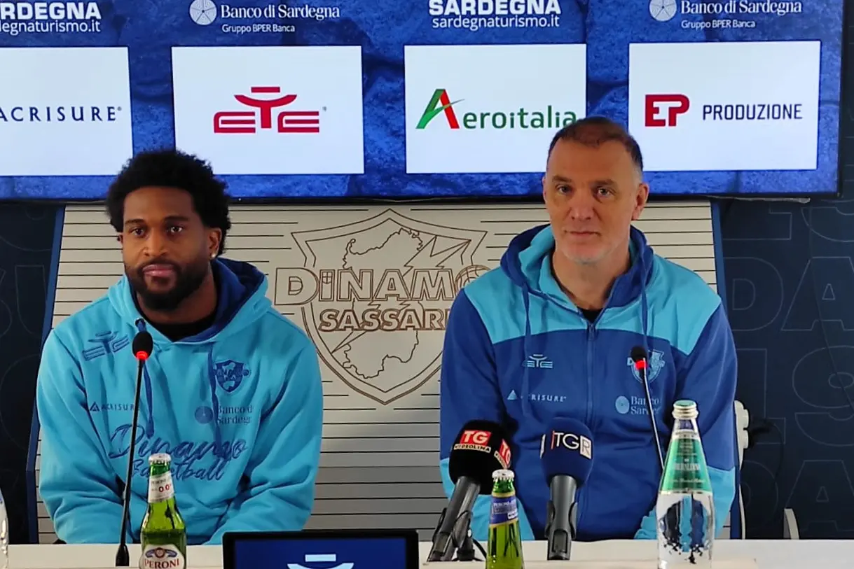 L'ala Marshall e il coach Mrsic (foto G. Marras)