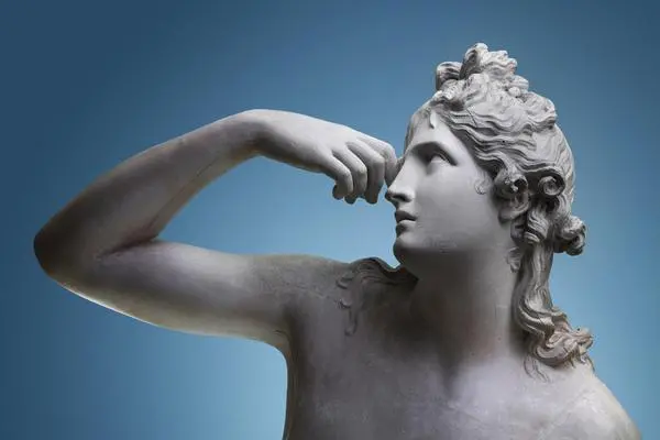 Una statua del Canova (foto simbolo, Ansa)