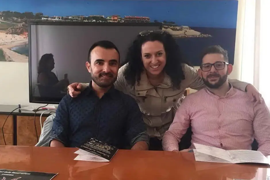 Alessandra Vetrano con Fabio Fresi e Paolo Gaspa