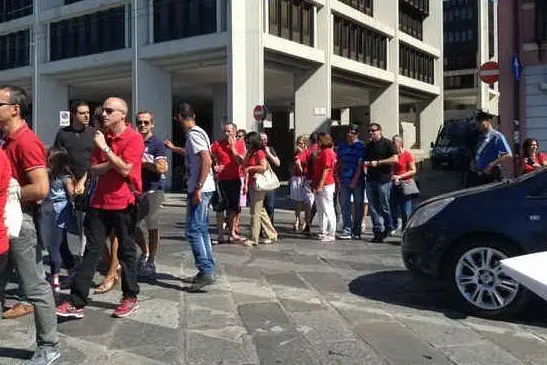 Protesta a Cagliari