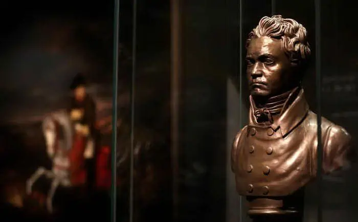 Un busto dedicato al compositore