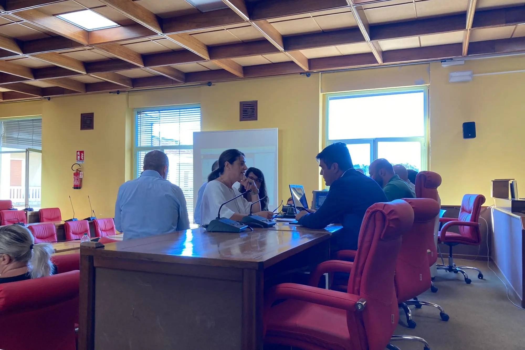 Il consiglio comunale a Nuoro (Foto Ledda)