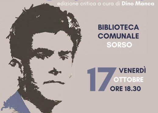A Sorso la presentazione dell’ultimo libro di Dino Manca