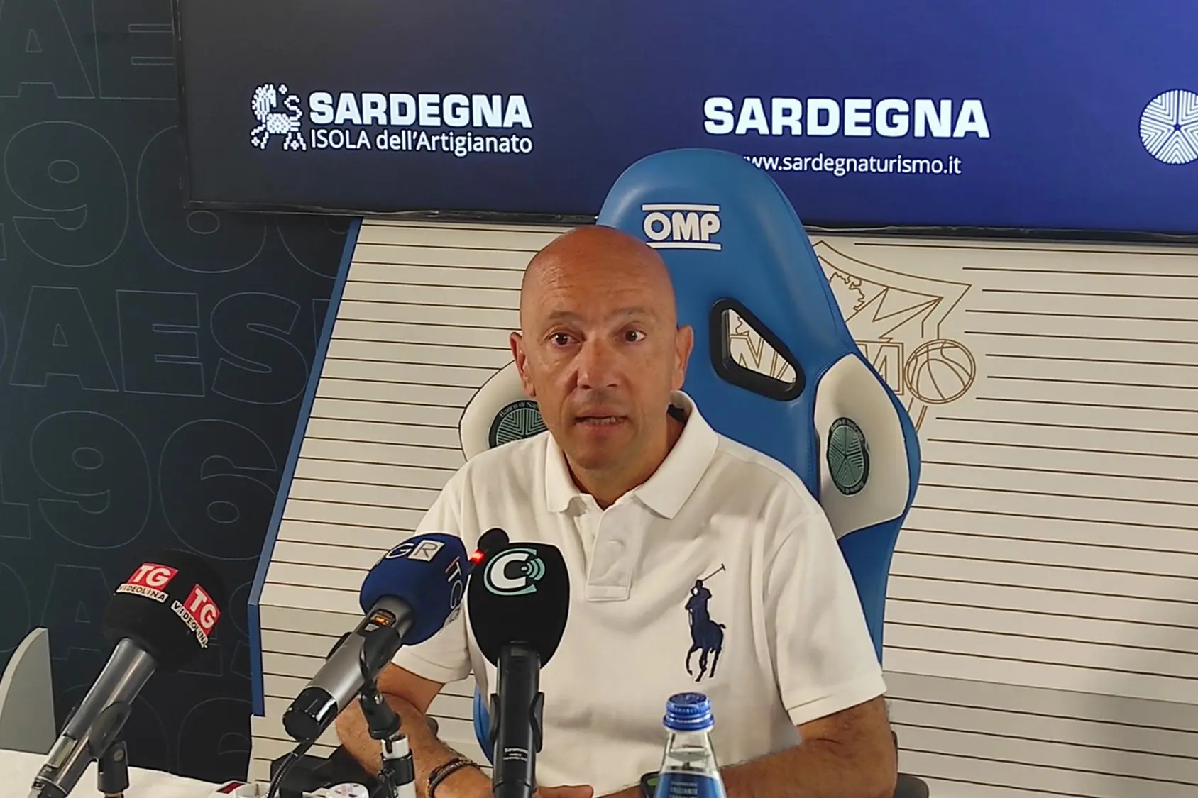 Il presidente Stefano Sardara (foto G. Marras)