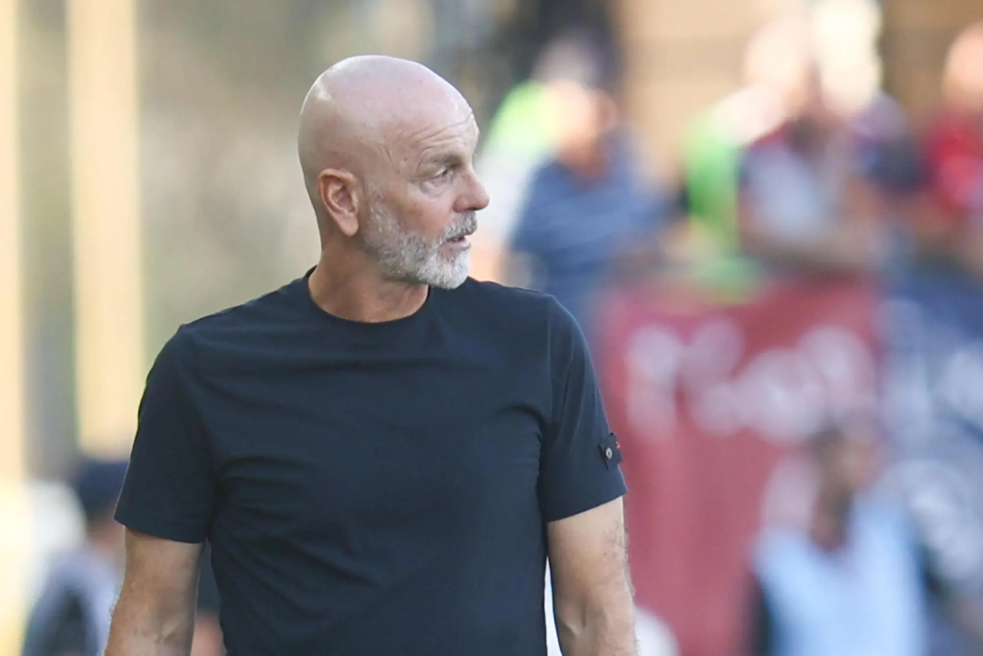 Stefano Pioli in Cagliari-Fiorentina (foto Ansa)