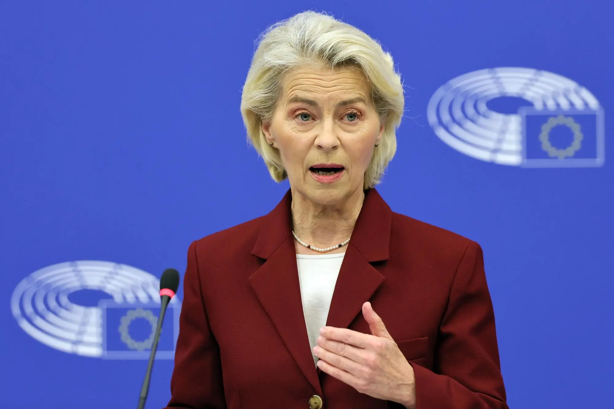 Ursula von der Leyen (foto Ansa/Epa)