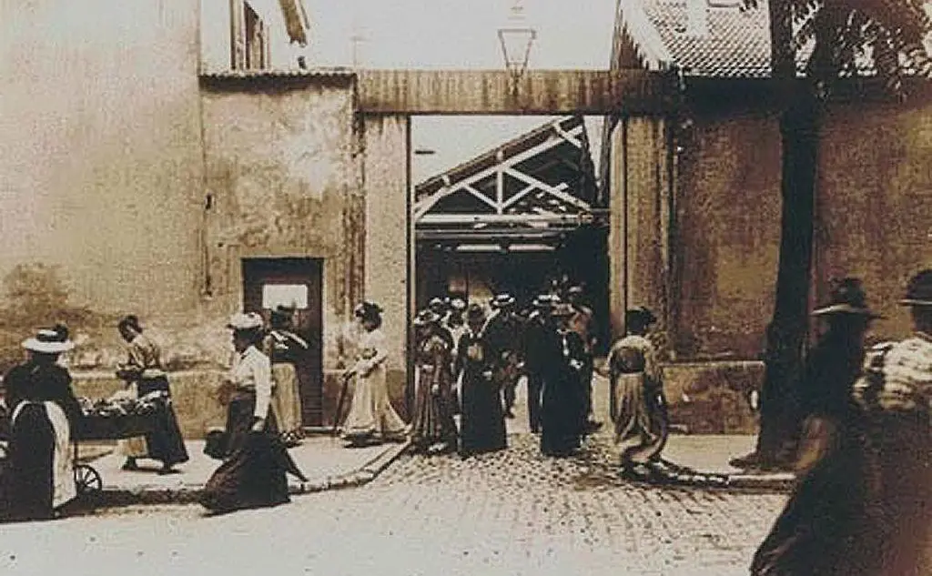 Un fotogramma de &quot;L'uscita dalle officine Lumière&quot;