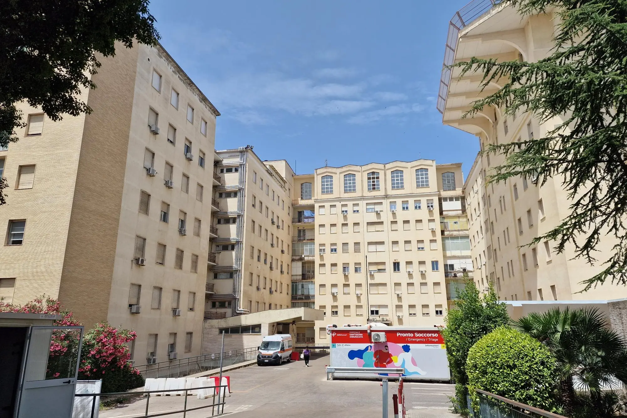 L'ospedale Civile di Sassari (Foto: Floris)