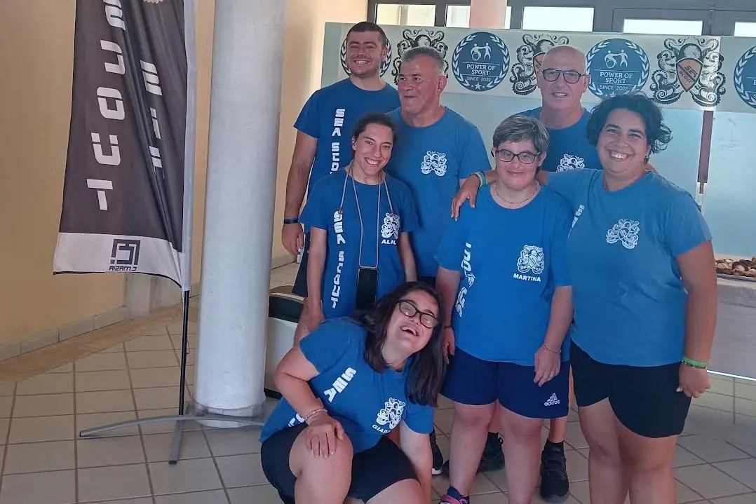 Alcuni ragazzi del Gruppo Sea Scout (foto concessa)