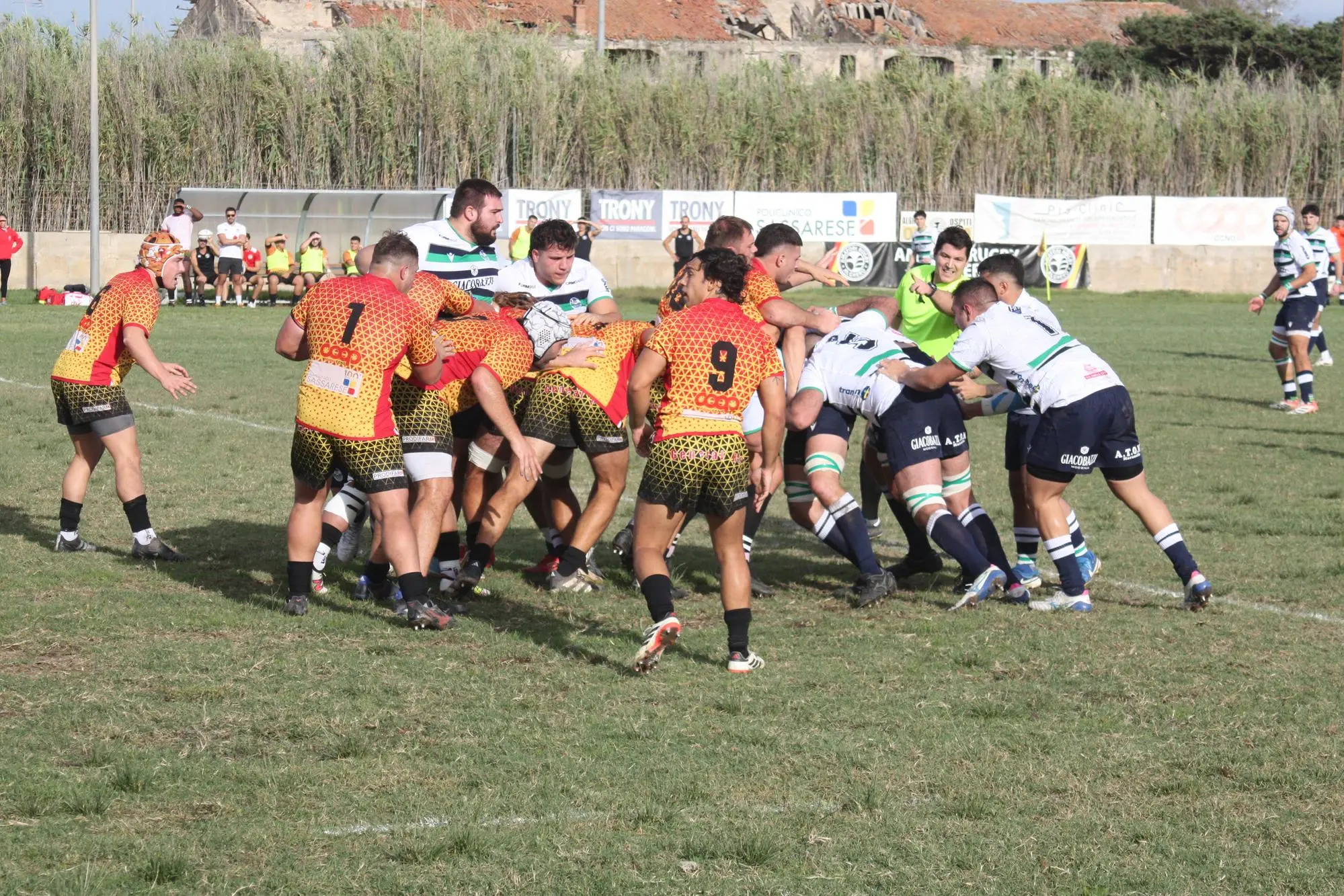 Un momento di un match casalingo dell'Amatori Alghero (foto Antonio Burruni)