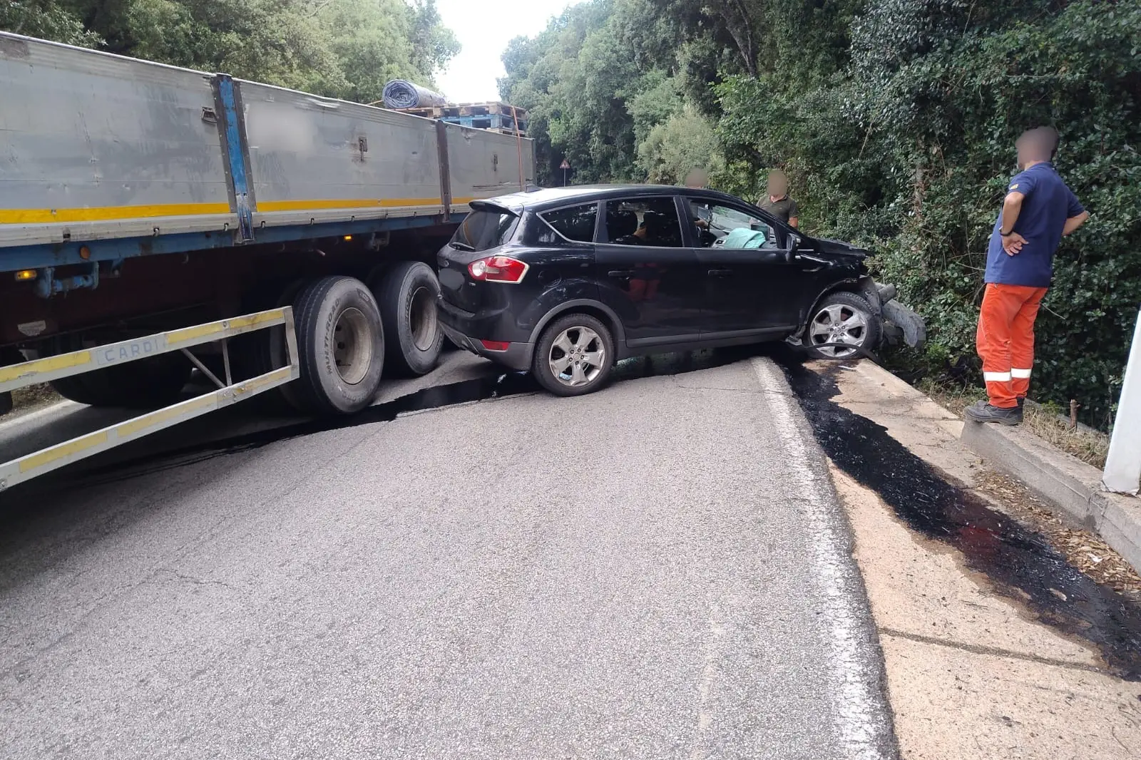 L'incidente sulla provinciale 27