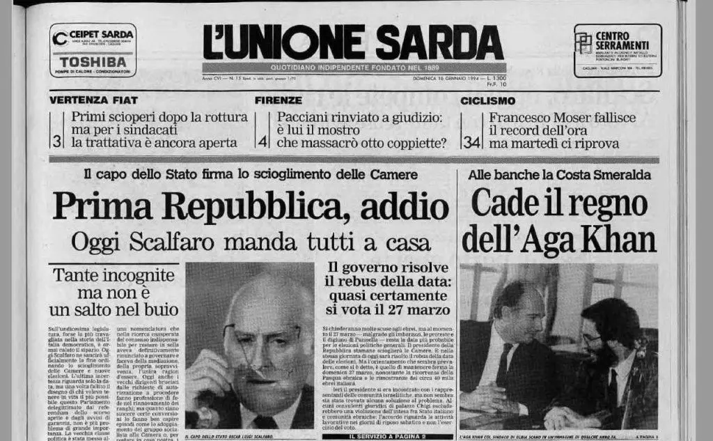 La notizia su L'Unione Sarda