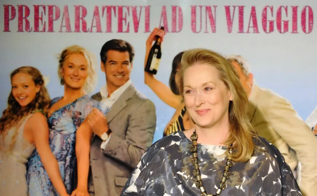 Meryl Streep, protagonista del musical &quot;Mamma Mia!&quot; con le canzoni degli Abba