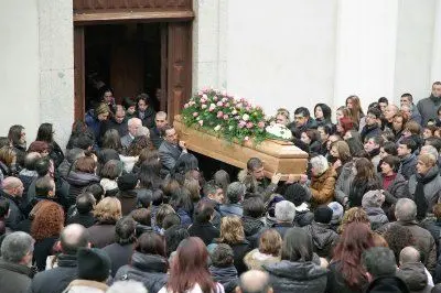 I funerali di Susanna Figus - foto Loi