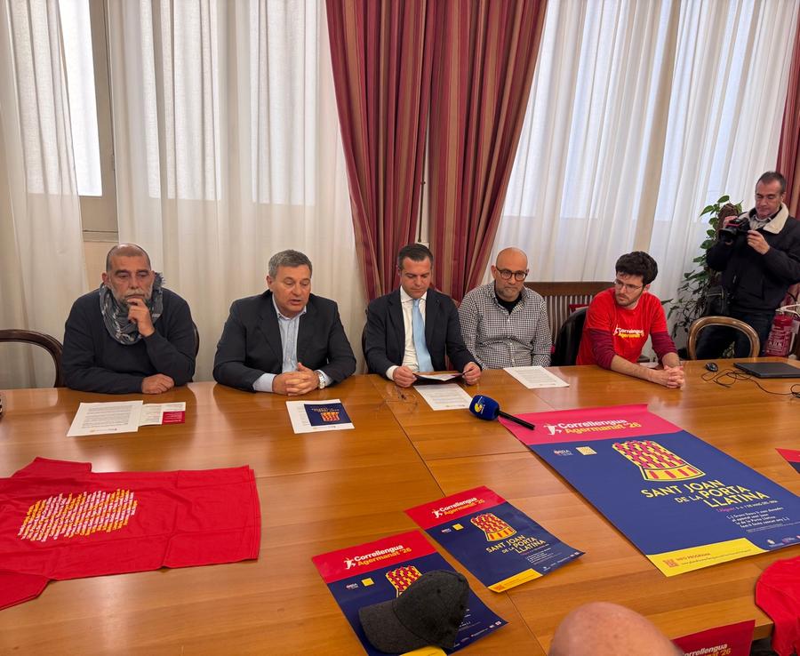 Festa con la fiamma del Correllengua