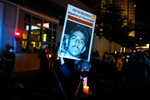 Le proteste per fermare l'esecuzione (Ansa - Epa)