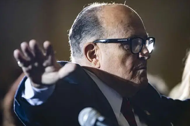 Il legale di Trump Rudy Giuliani (Ansa)