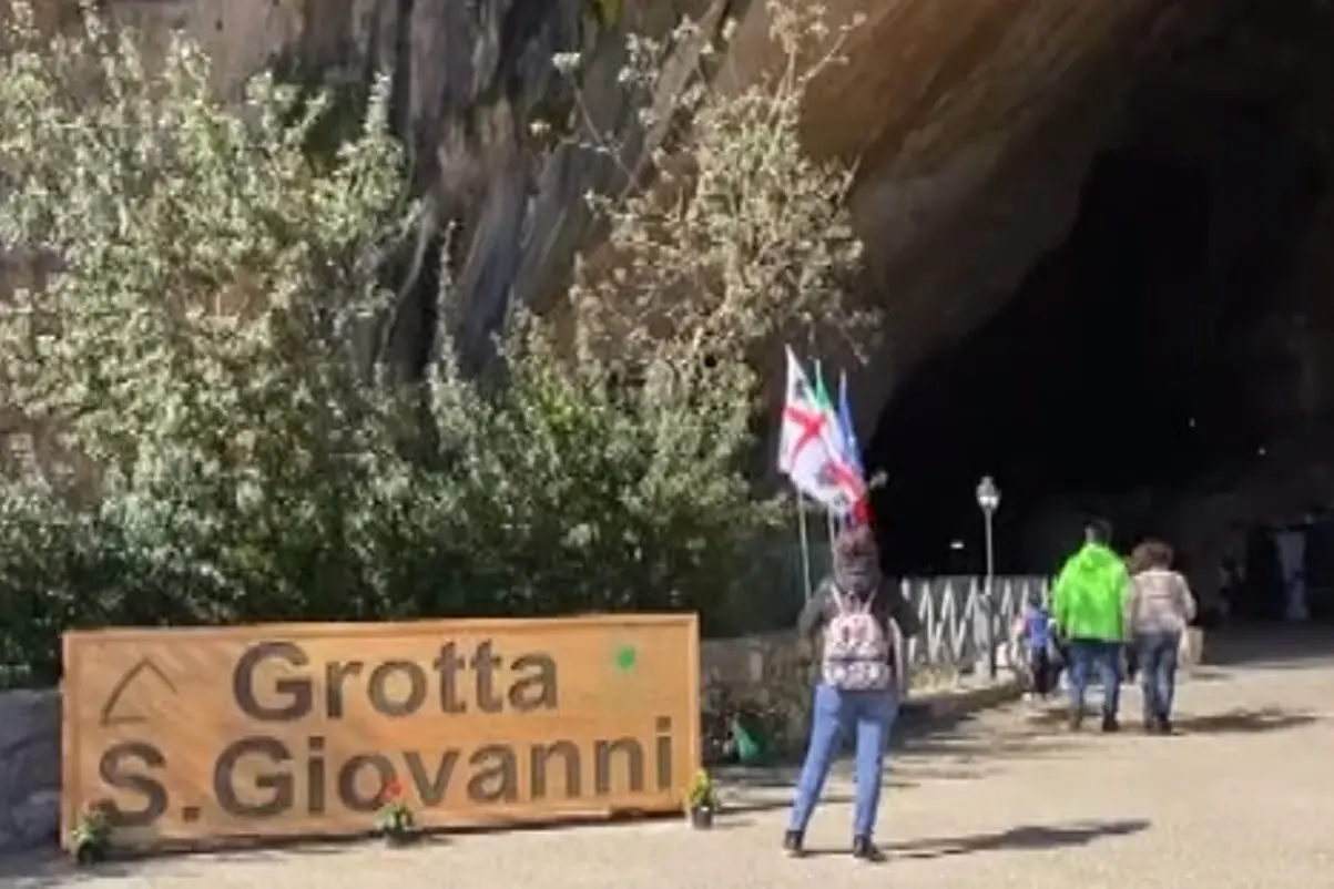 La grotta San Giovanni, a Domusnovas