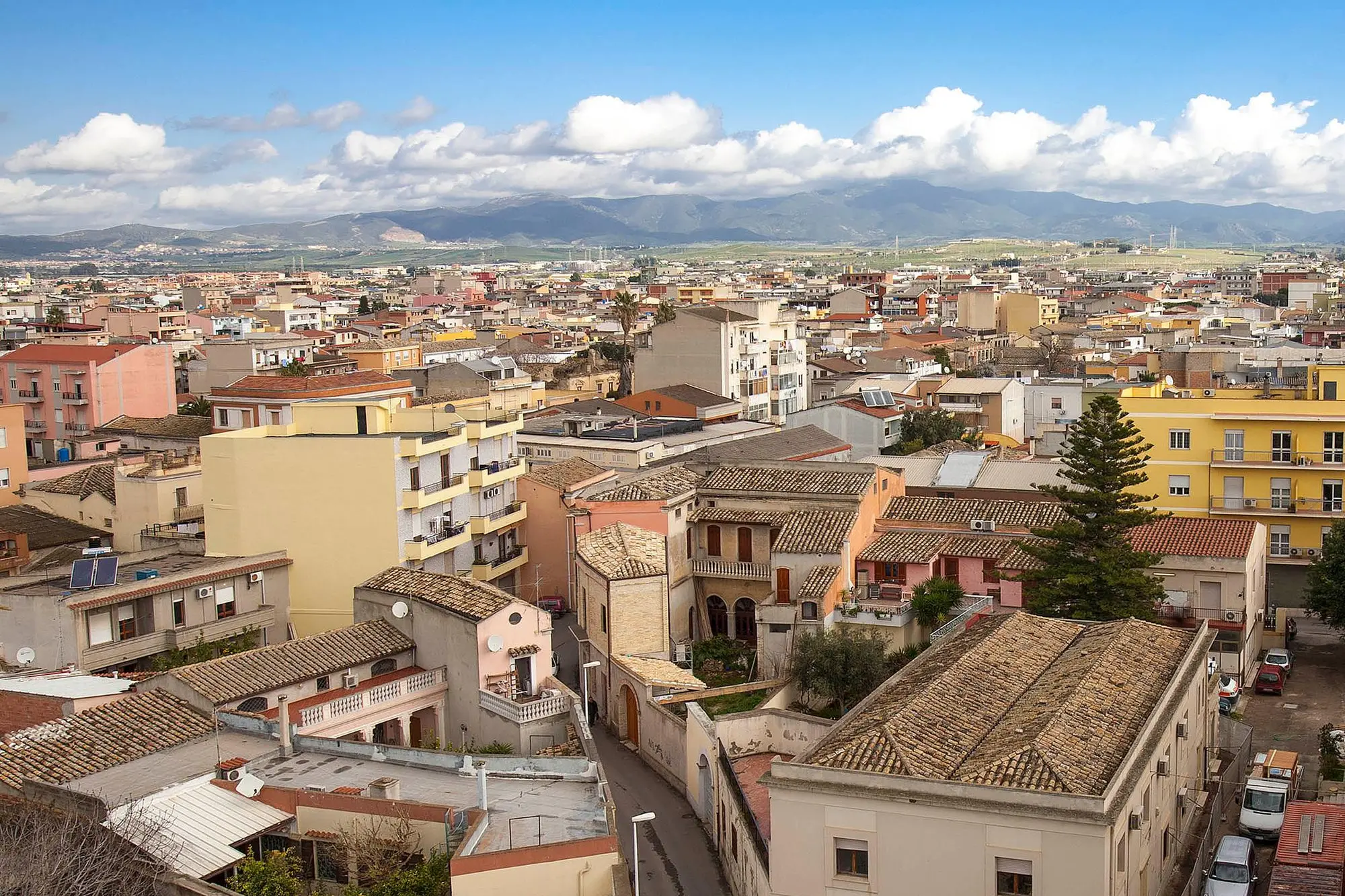 Quartu, centro storico (archivio L'Unione Sarda)