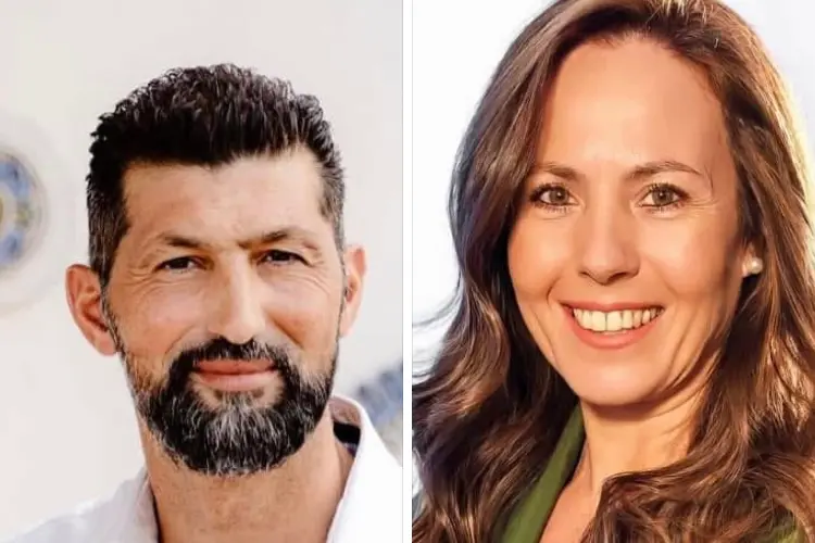 Pierluigi Molino e Ilaria Faedda, esponenti FI a Porto Torres (foto concessa)