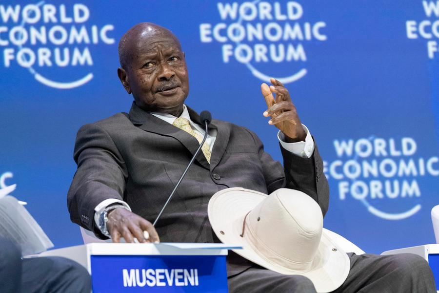 Yoweri Museveni, presidente dell'Uganda (Ansa)