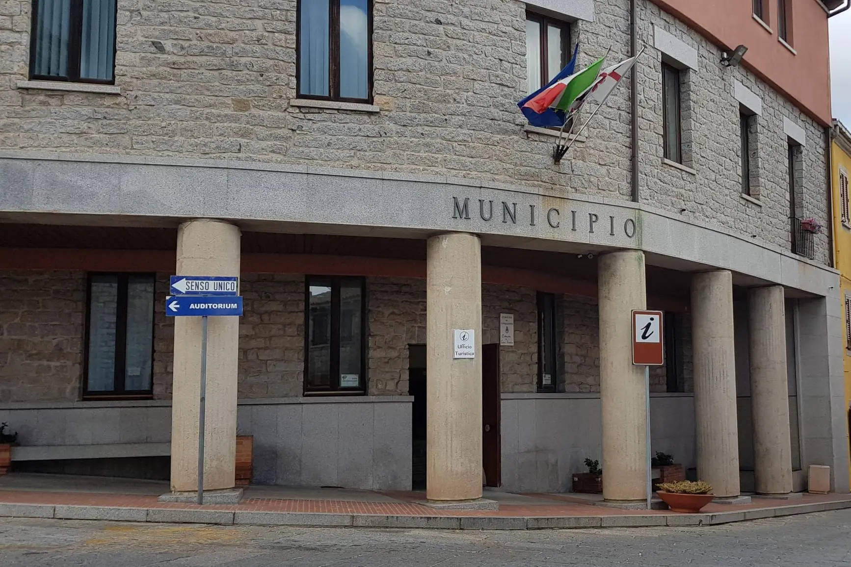 Luogosanto, il municipio che sarà sede della Biblioteca