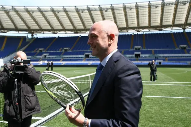 Il presidente della Federtennis Angelo Binaghi (L'Unione Sarda)
