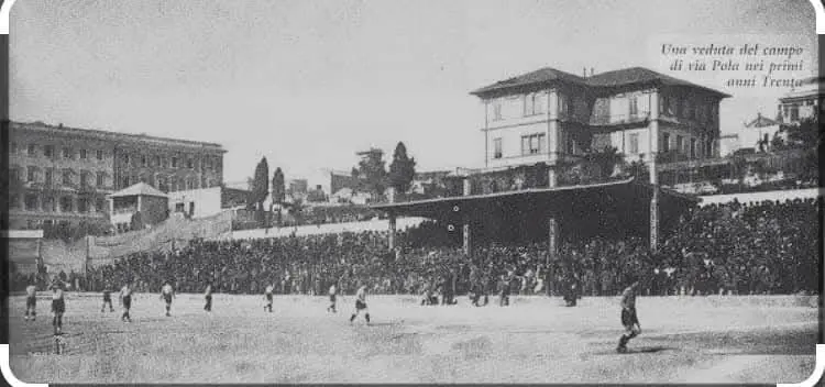 Il vecchio campo di via Pola a Cagliari (Foto Wikipedia)