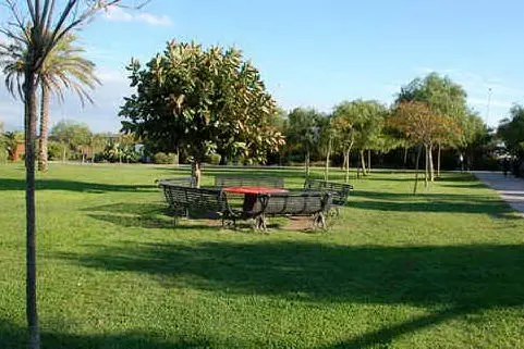 Un'immagine dal parco (foto Comune di Cagliari)