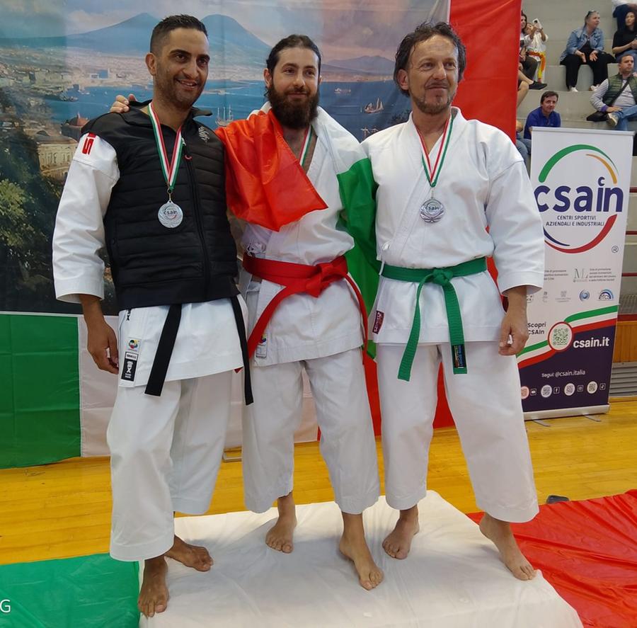 Karate, Piludu campione nazionale Csain: il presidente regionale vince anche sul tatami