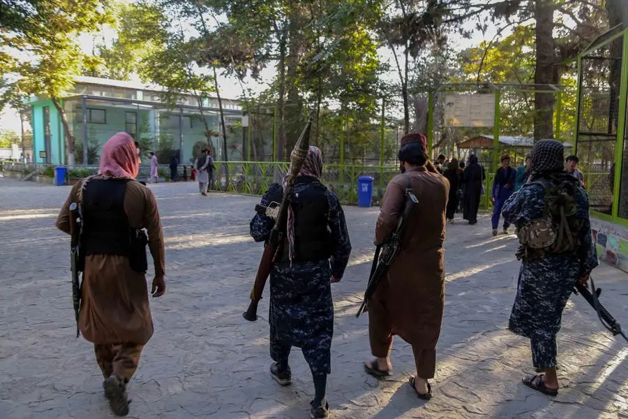 Forze talebane a Kabul (Ansa)