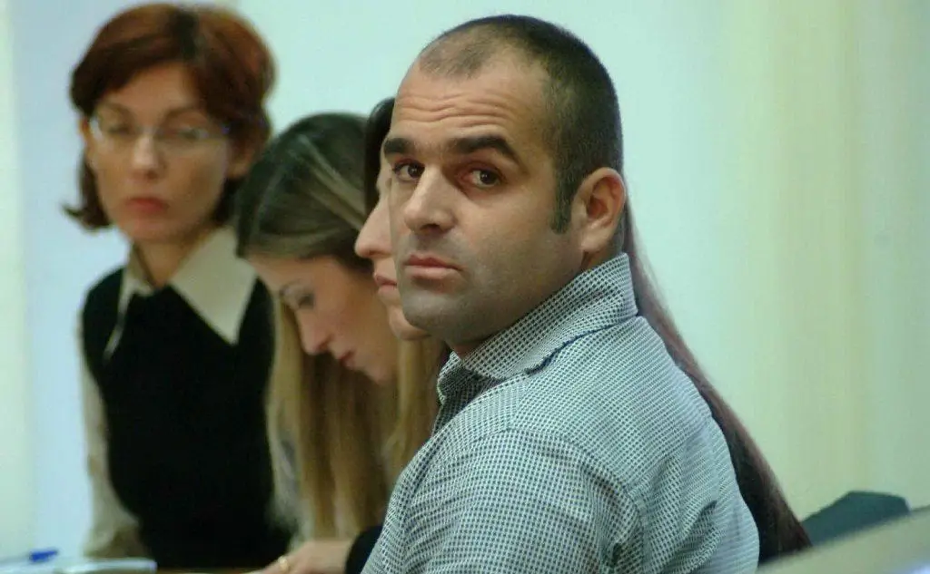 Pasqualino Rubanu durante il processo (Archivio L'Unione Sarda/Gloria Calvi)