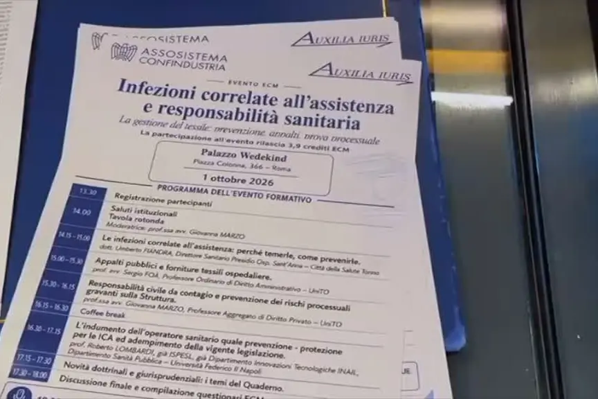Assosistema, prevenire le infezioni correlate all'assistenza