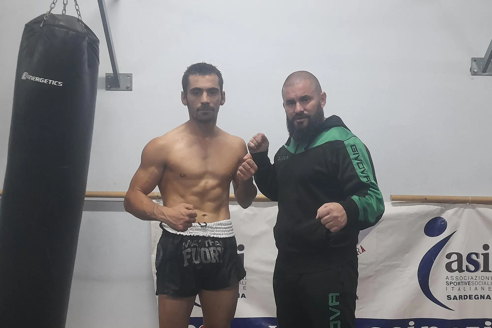 Damiano Vacca e il maestro Alessio Serra (foto concessa)