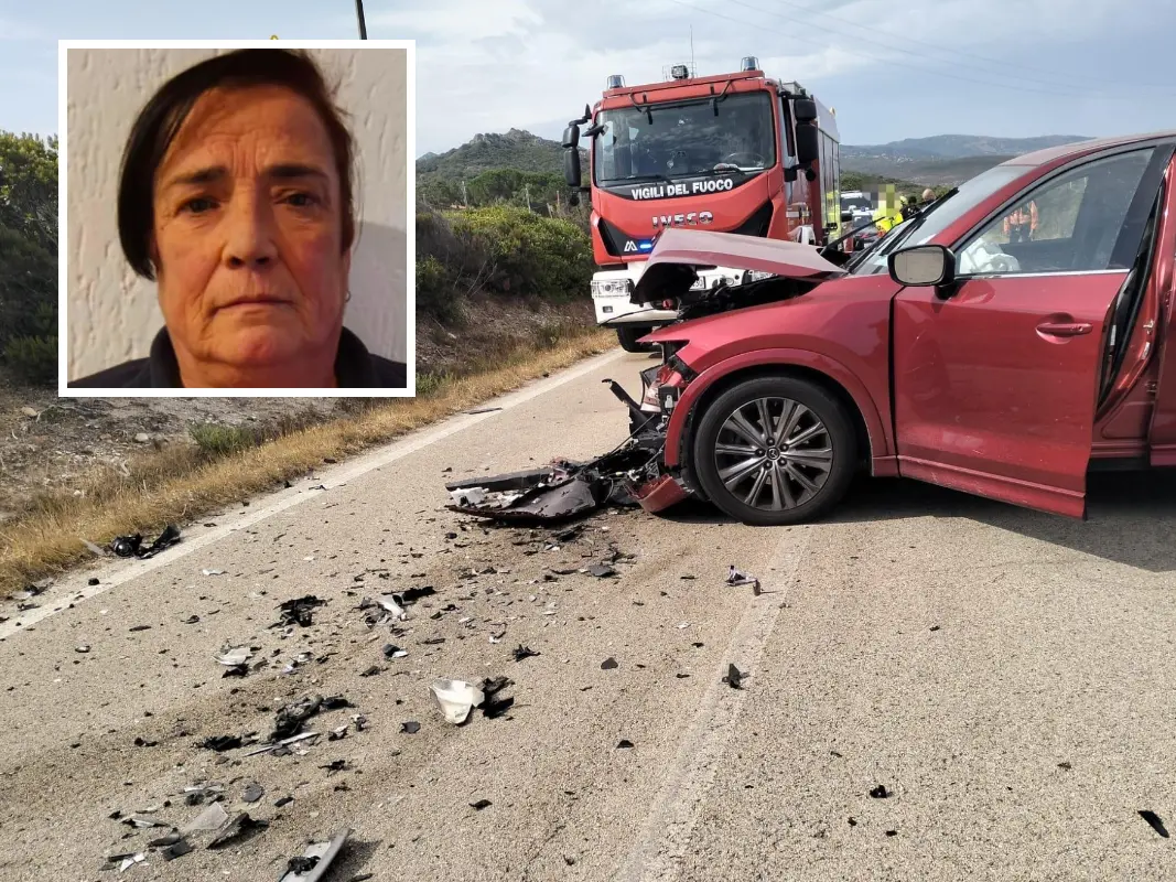 Nel riquadro la vittma dell'incidente