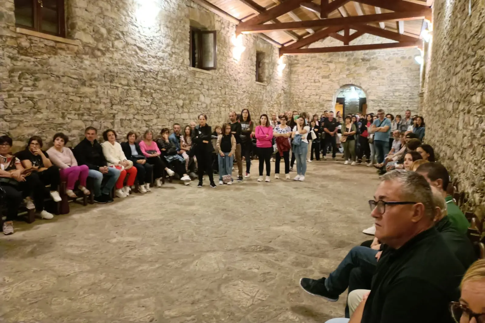 La partecipazione della comunità di Mandas (L'Unione Sarda)