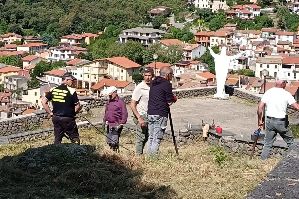 Raccolta dei rifiuti a Santu Lussurgiu