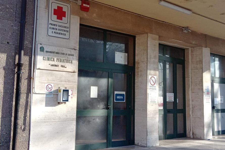 Il pronto soccorso ostetrico dell'ospedale di San Pietro (foto L'Unione Sarda - Tellini )