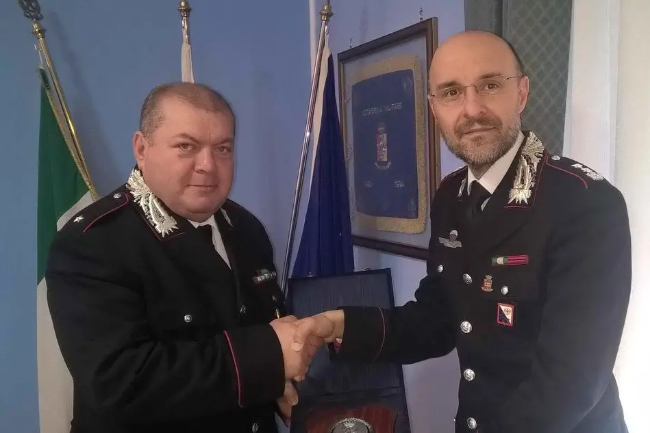 Maio con il colonnello Franco Di Pietro