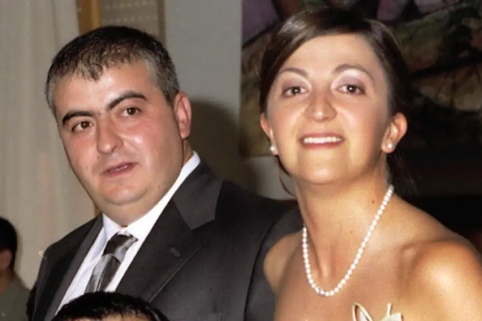 Francesco Rocca e Dina Dore il giorno del matrimonio (Archivio L'Unione Sarda - Locci)