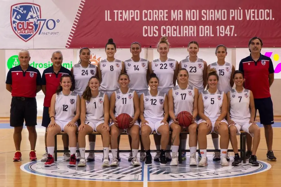 Il roster del Cus Cagliari (foto concessa da Andrea Chiaramida - Cus Cagliari)