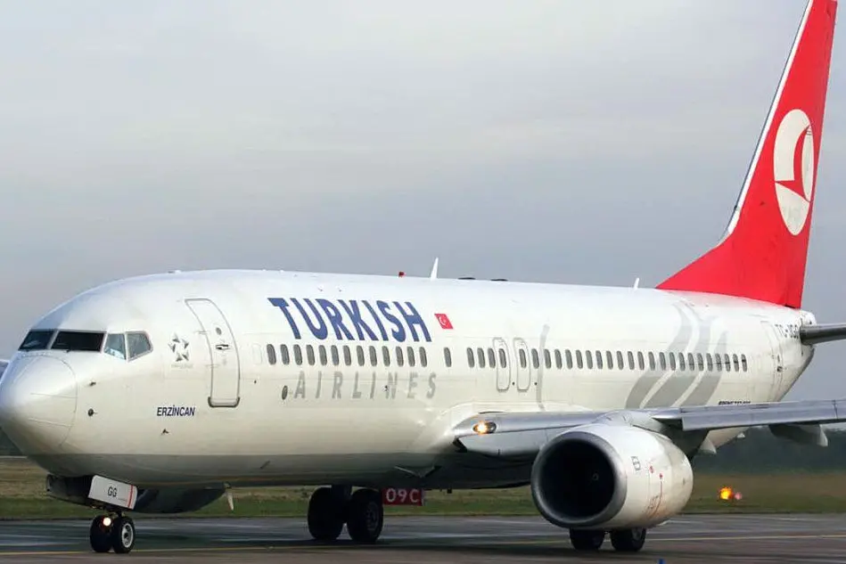 Un Boeing della Turkish Airlines